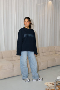SIZZ THE BRAND Sweater Navy