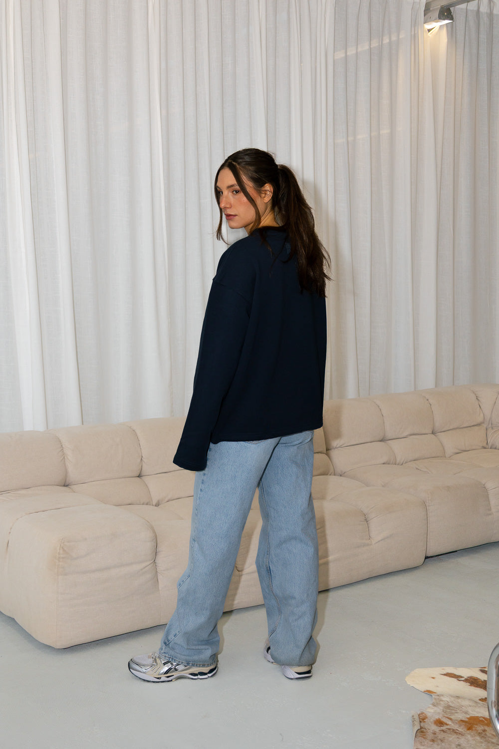 SIZZ THE BRAND Sweater Navy