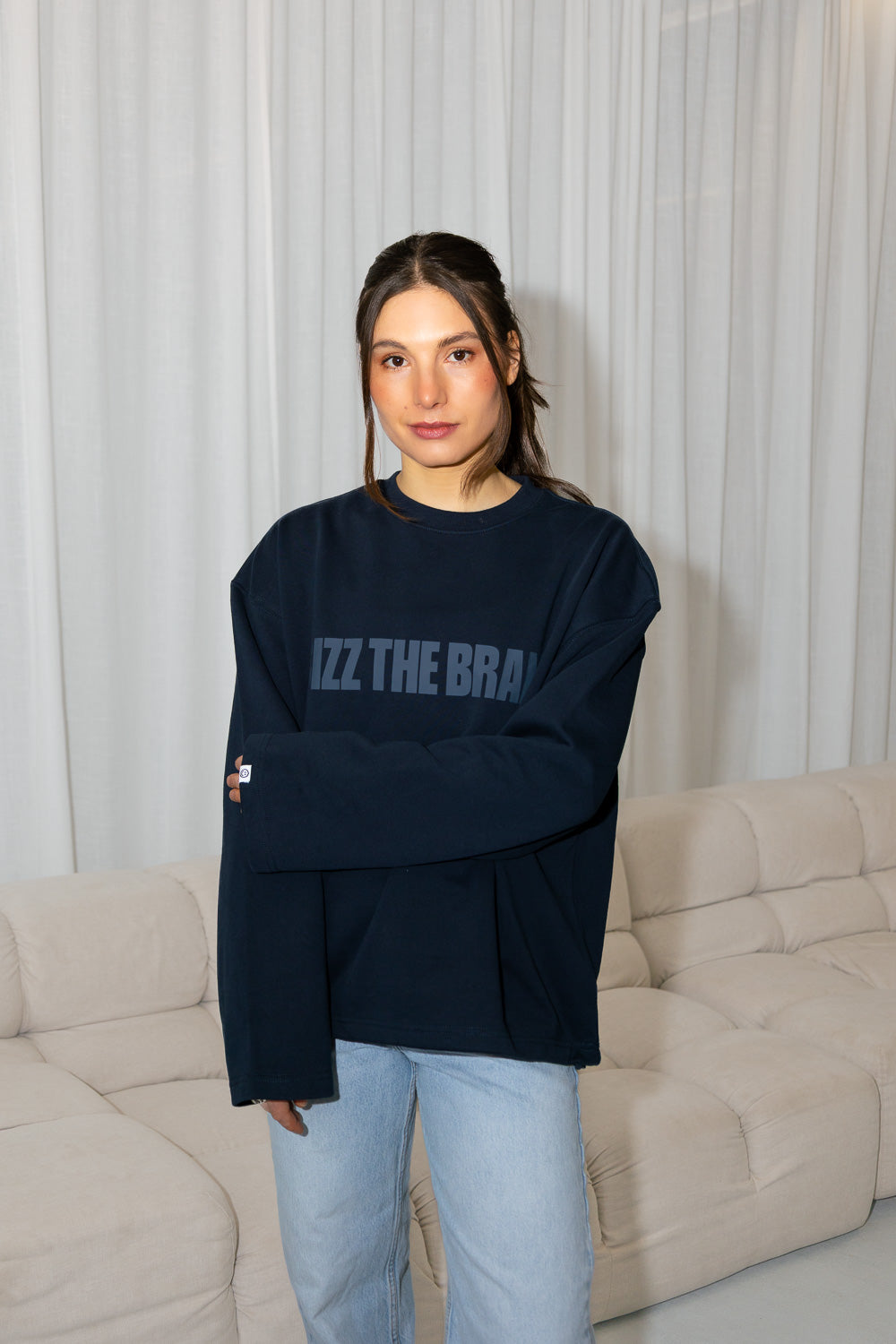SIZZ THE BRAND Sweater Navy