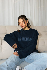 SIZZ THE BRAND Sweater Navy