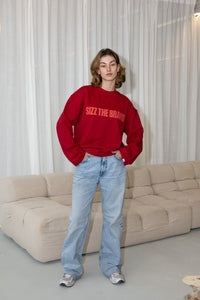 SIZZ THE BRAND Pullover Rot