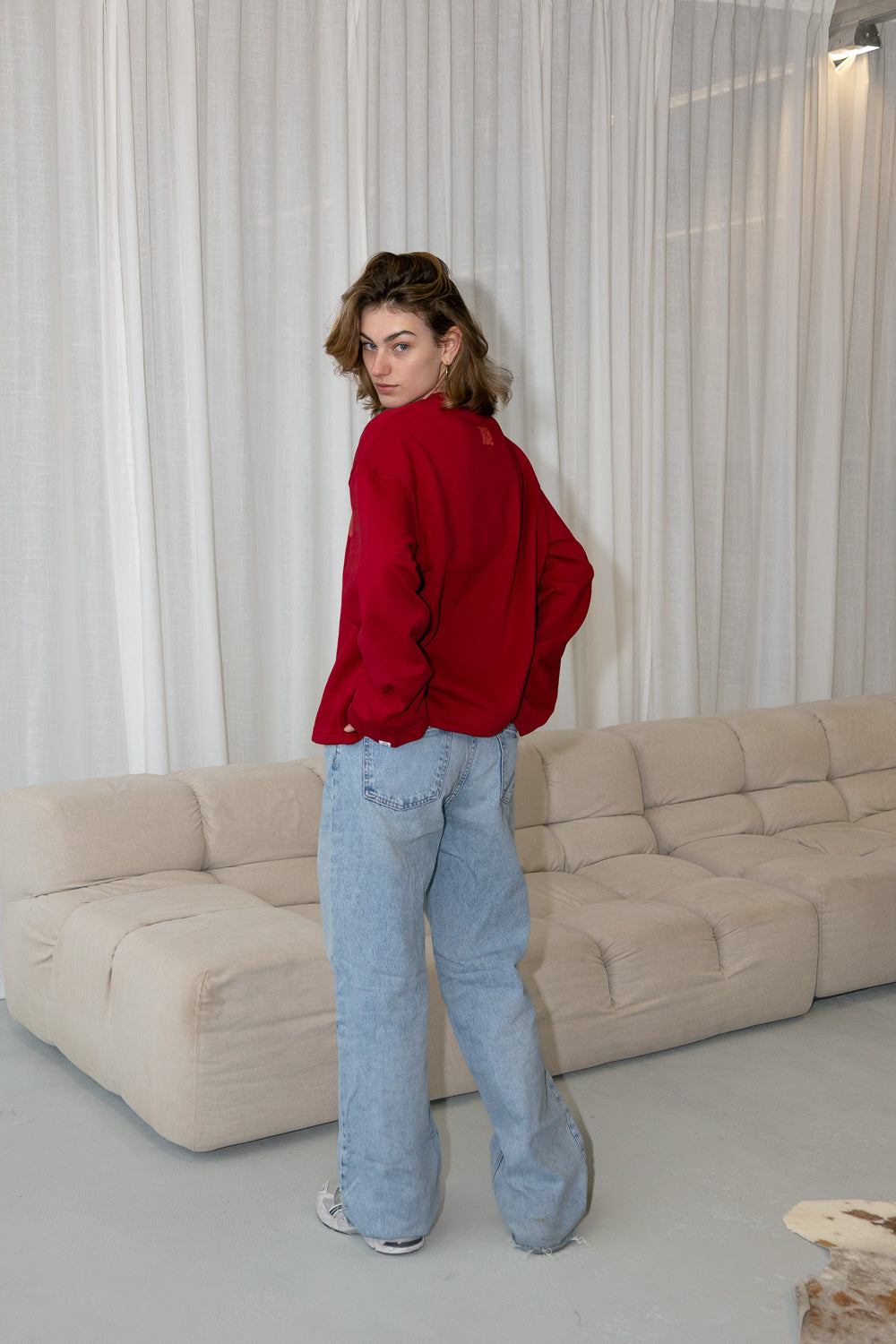 SIZZ THE BRAND Pullover Rot
