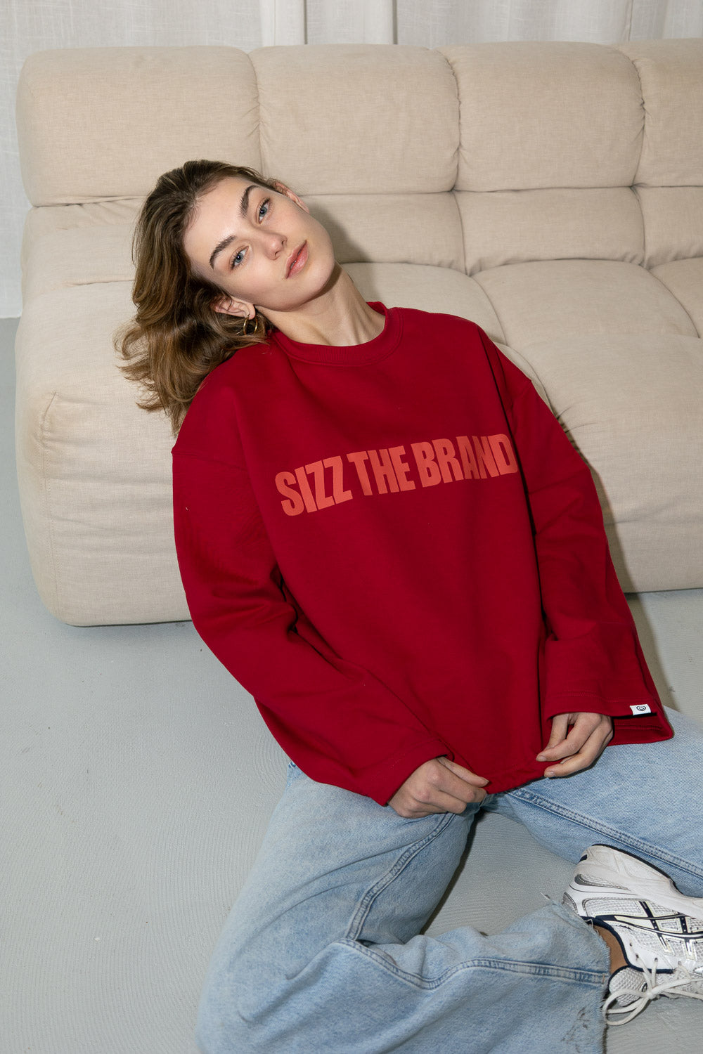 SIZZ THE BRAND Pullover Rot