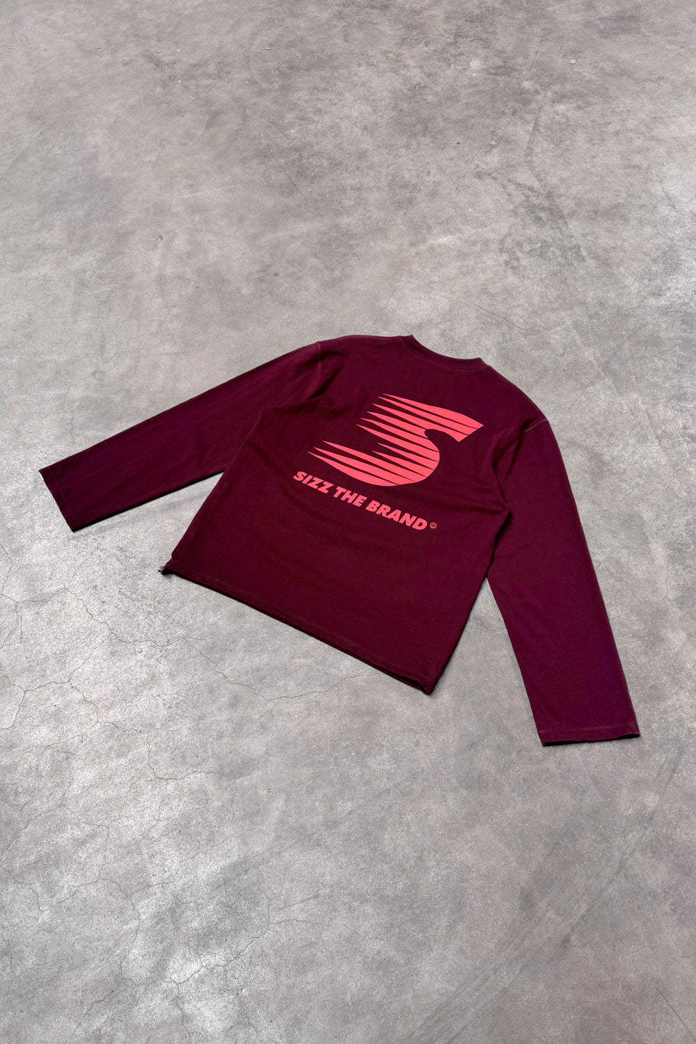 Sporty SIZZ Longsleeve Burgundy