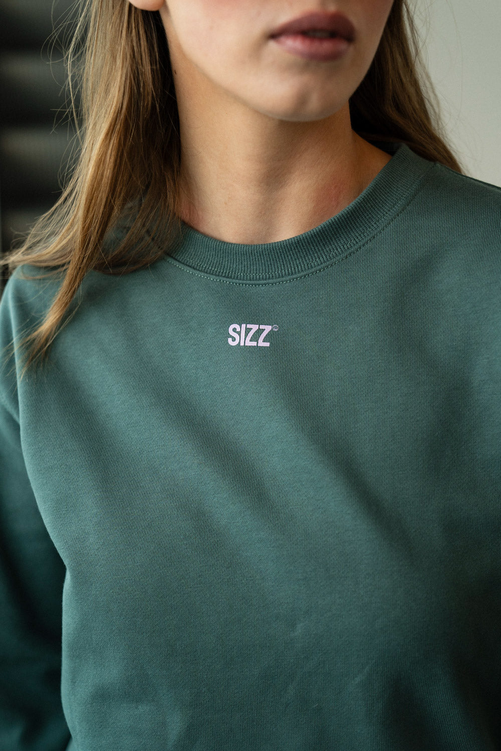 Self-Care Club Sweater Green