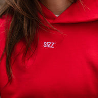 SIZZ Cubes Hoodie Red