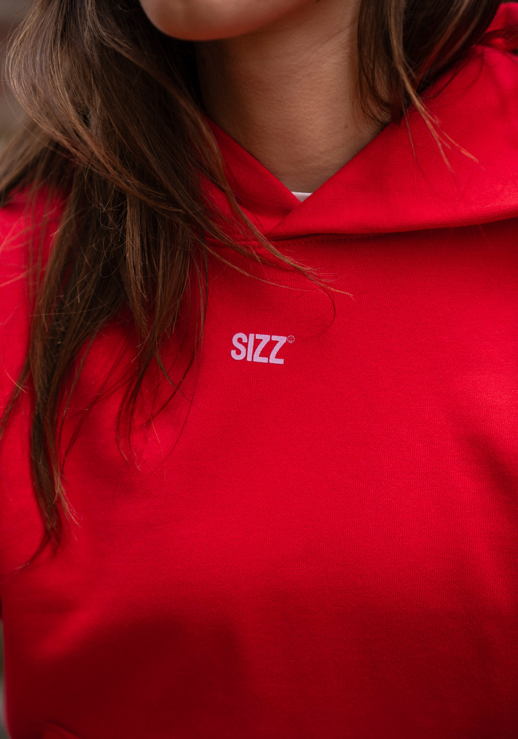 SIZZ Cubes Hoodie Red