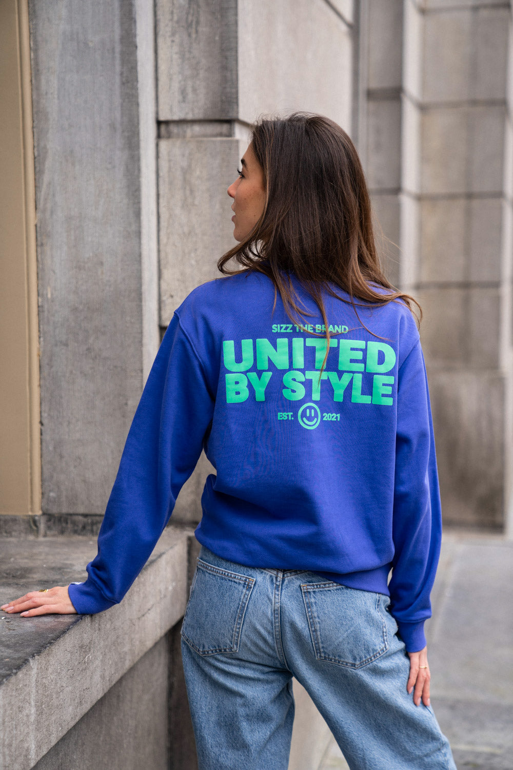 UNITED BY STYLE Sweater Blue