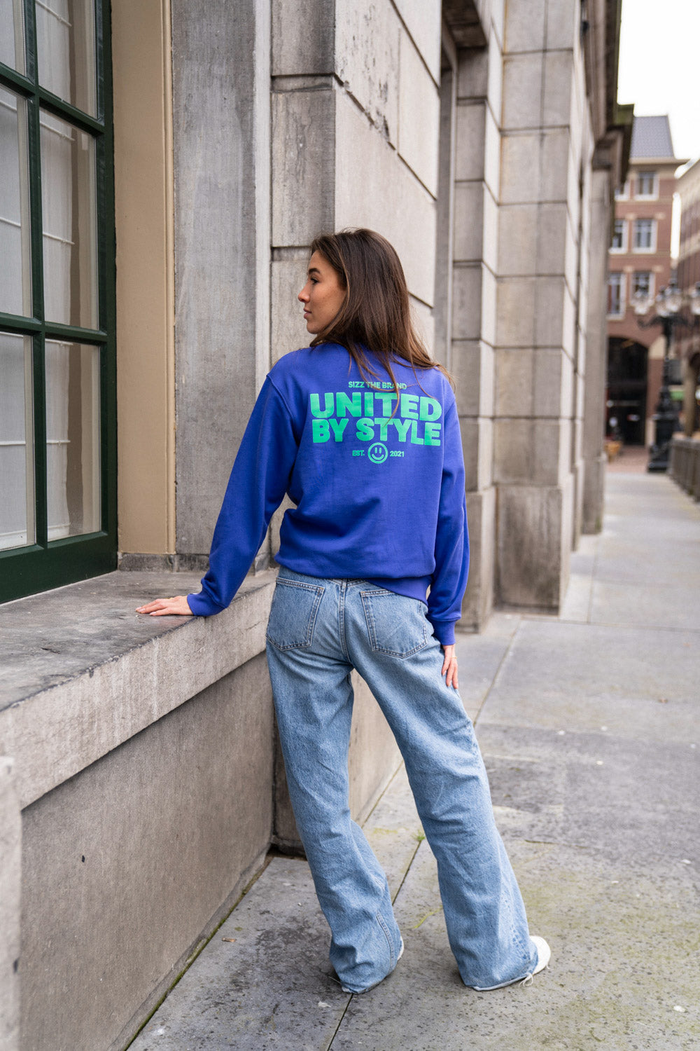 UNITED BY STYLE Sweater Blue