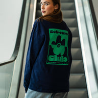 Self-Care Club Longsleeve Navy