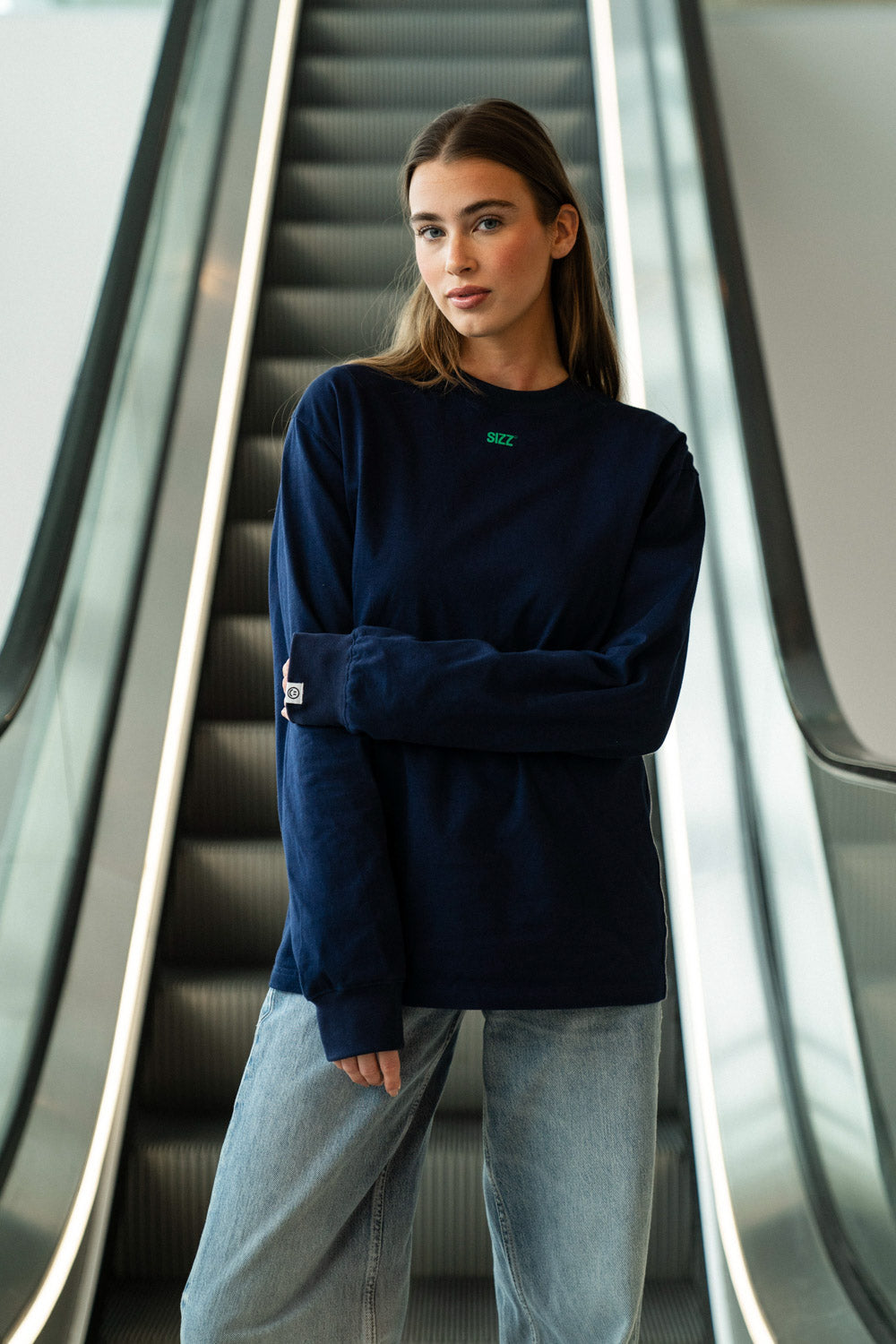 Self-Care Club Longsleeve Navy