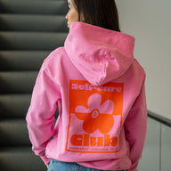 Self-Care Club Hoodie Pink