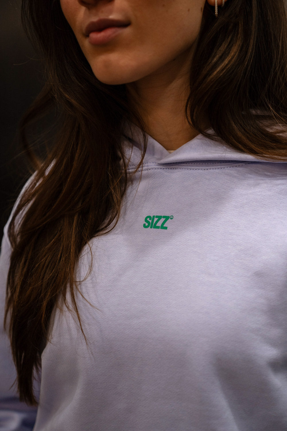 SIZZ Cubes Hoodie Violet