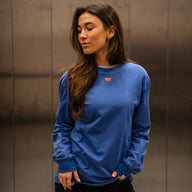 SIZZ Cubes Longsleeve Blue