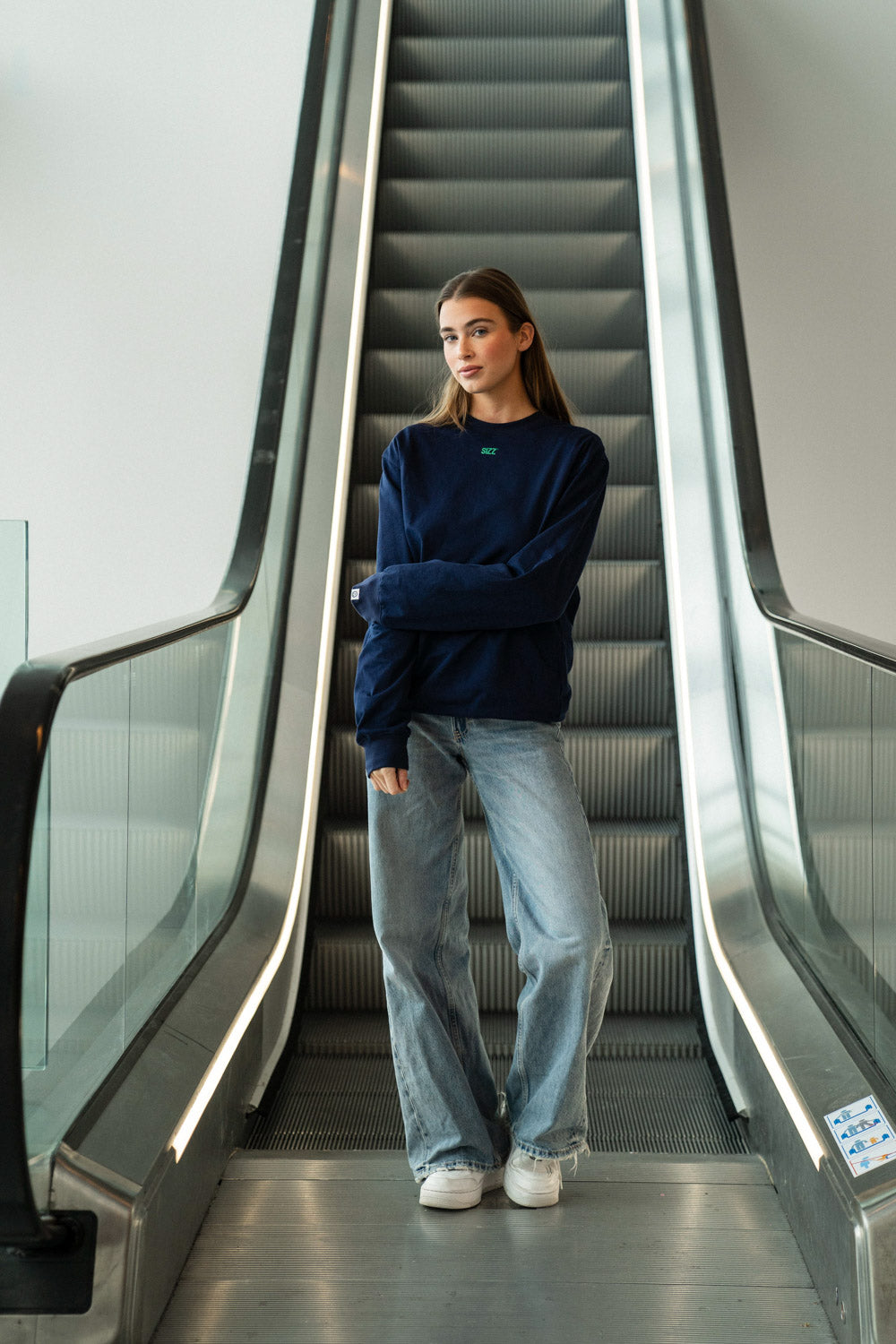 Self-Care Club Longsleeve Navy