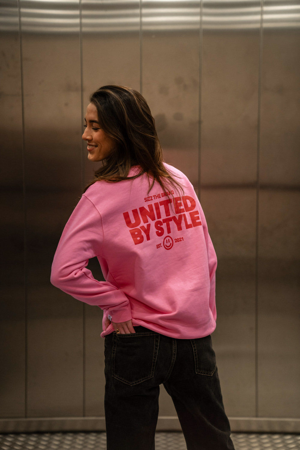 UNITED BY STYLE Sweater Pink