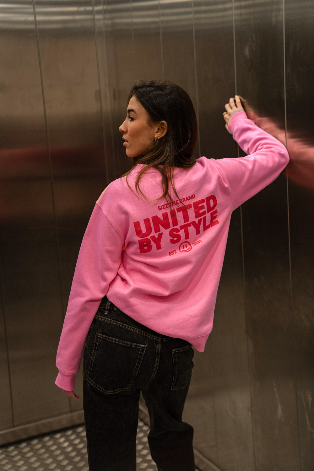 UNITED BY STYLE Sweater Pink