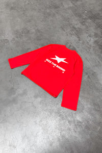 Presence Langarmshirt Rot