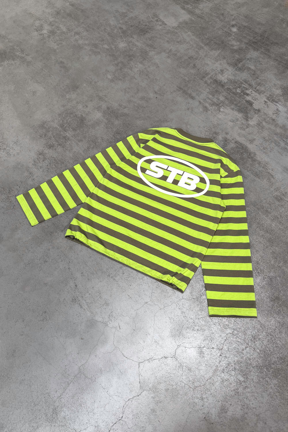 Infinite Striped Longsleeve Lime