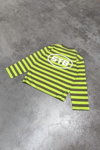 Infinite Striped Longsleeve Lime