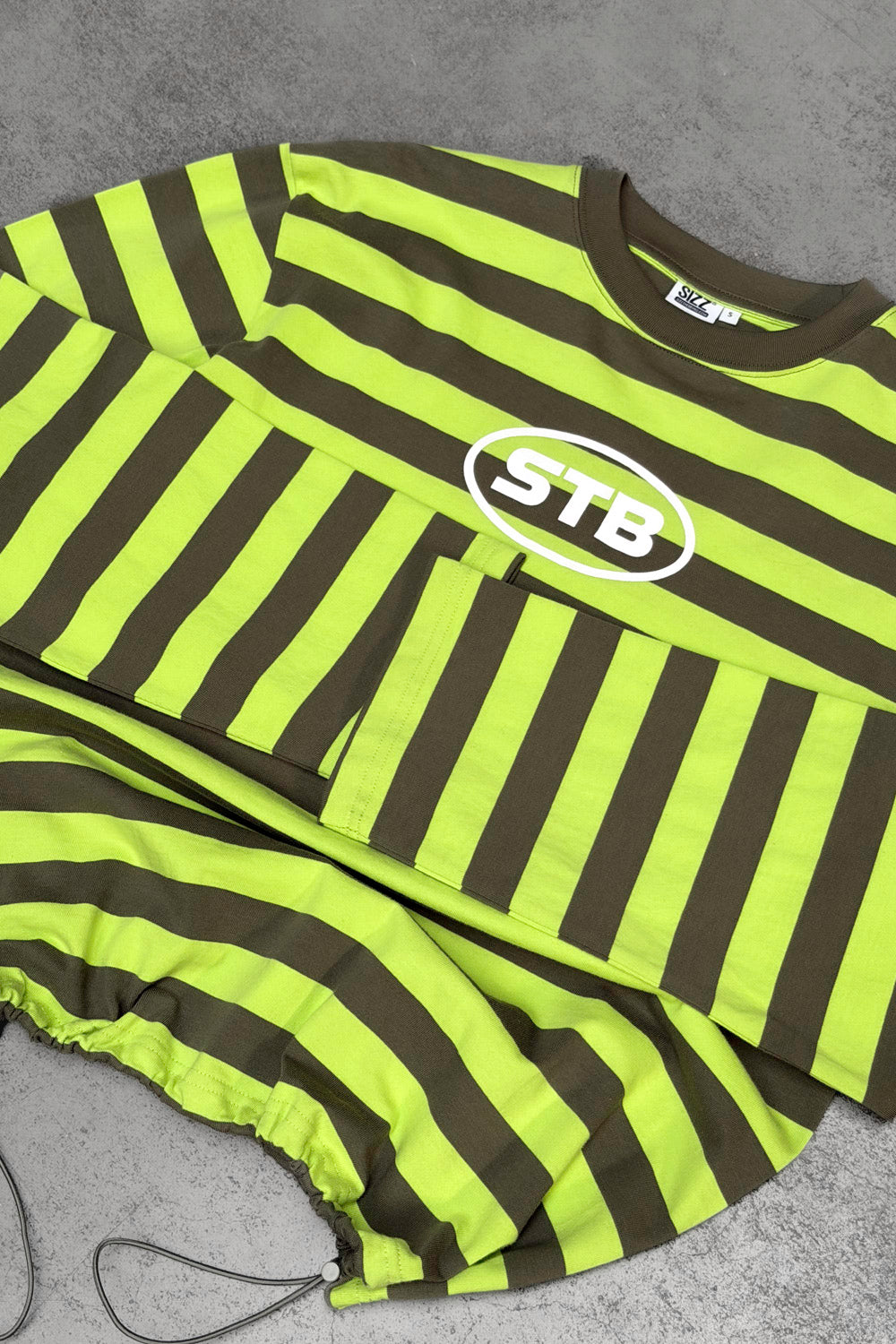 Infinite Striped Longsleeve Lime