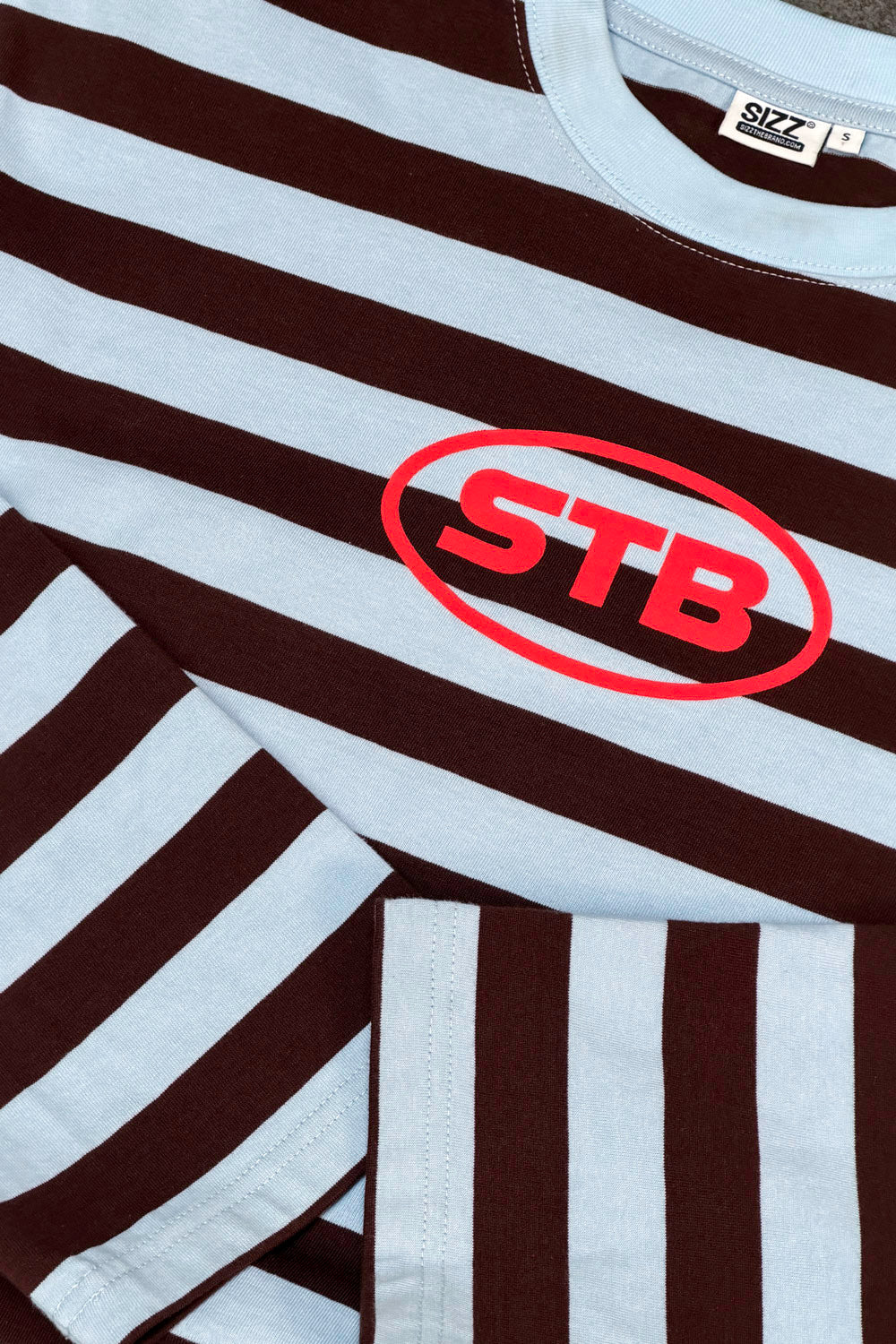 Infinite Striped Longsleeve Blau