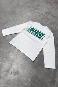 Box Langarmshirt Weiß