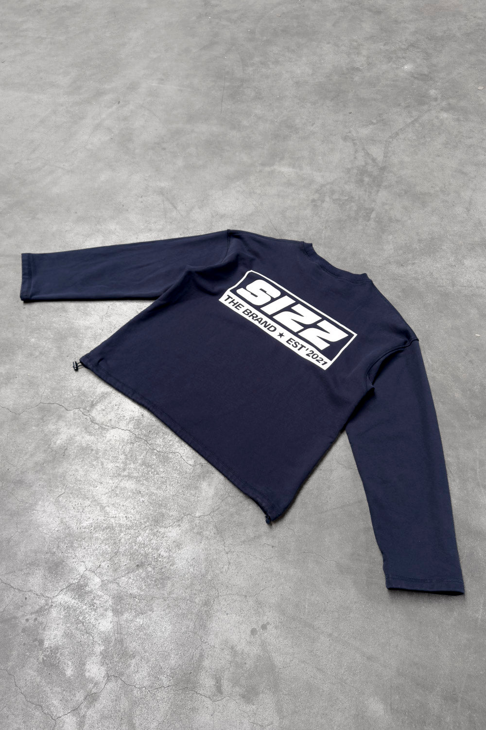 SIZZ Box Sweater Navy