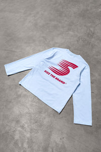 Sporty Langarmshirt Hellblau