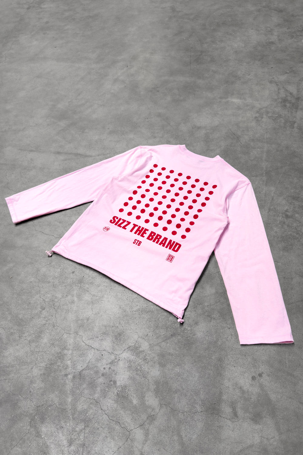 SIZZ Polka Dot Longsleeve Pink