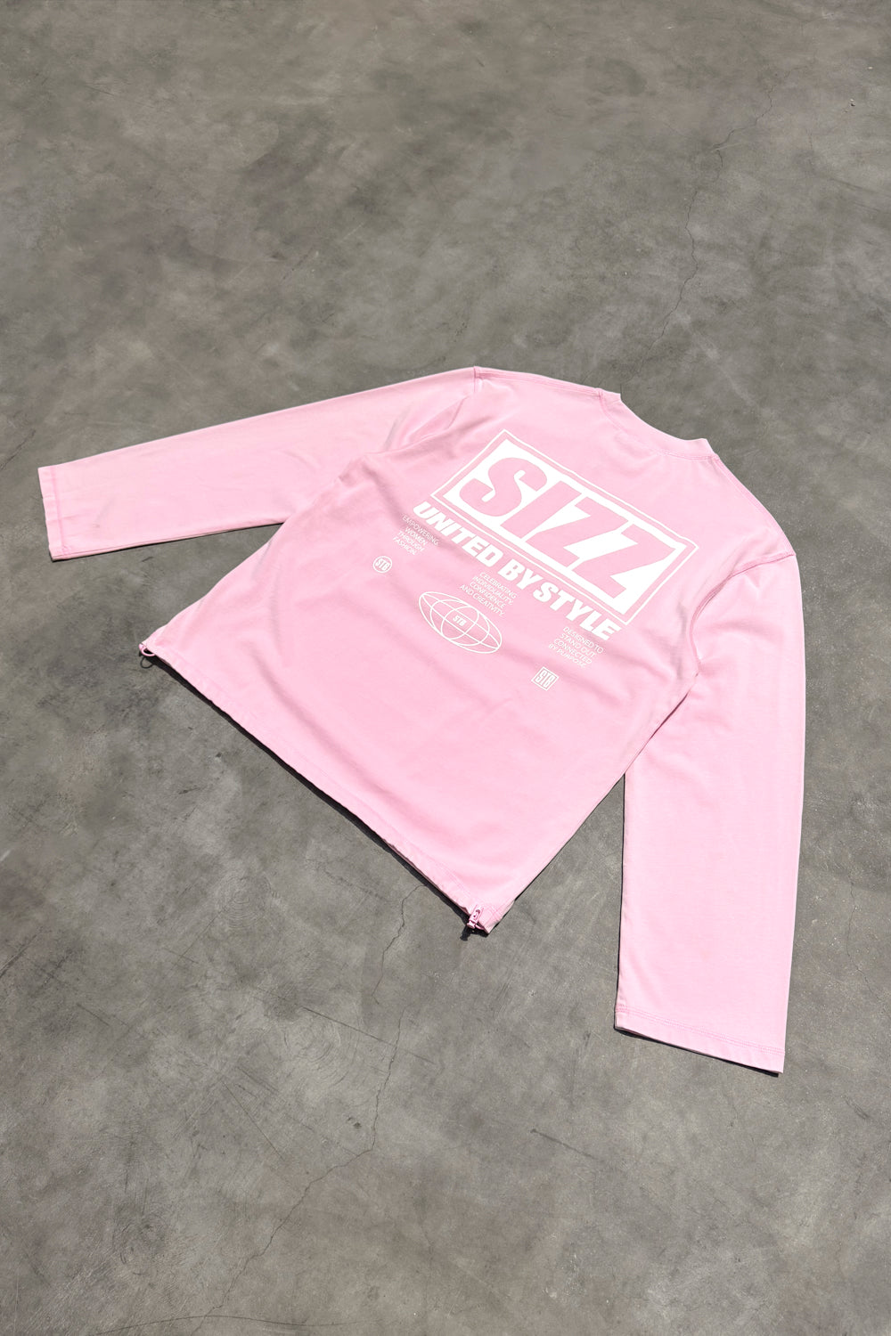 Global Unity Langarmshirt Pink