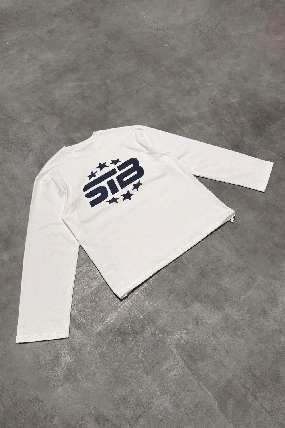 STB Stars langarmshirt Weiß