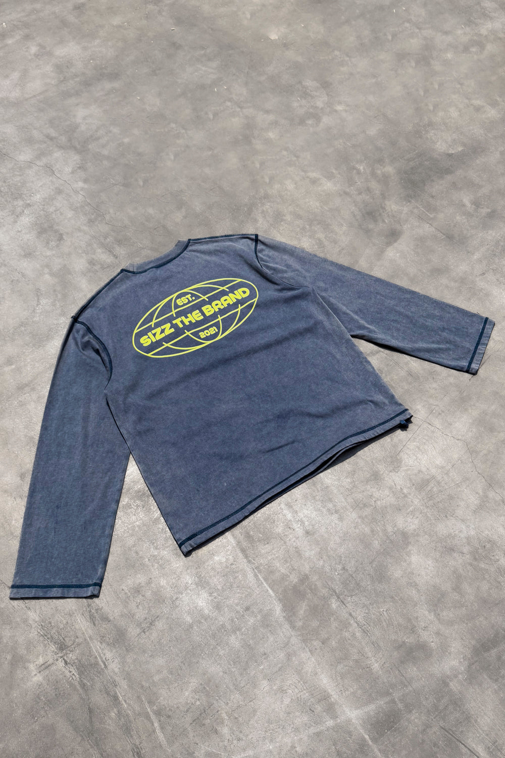 SIZZ Worldwide Langarmshirt Denim