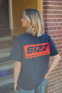 SIZZ Box T-Shirt Dunkelblau
