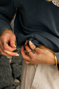 Global Langarmshirt Denim