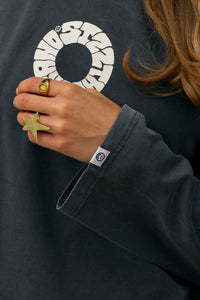 Global Langarmshirt Denim