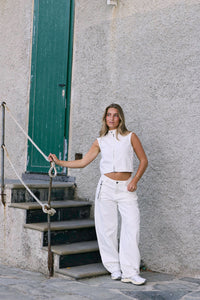 Wave Jeans White