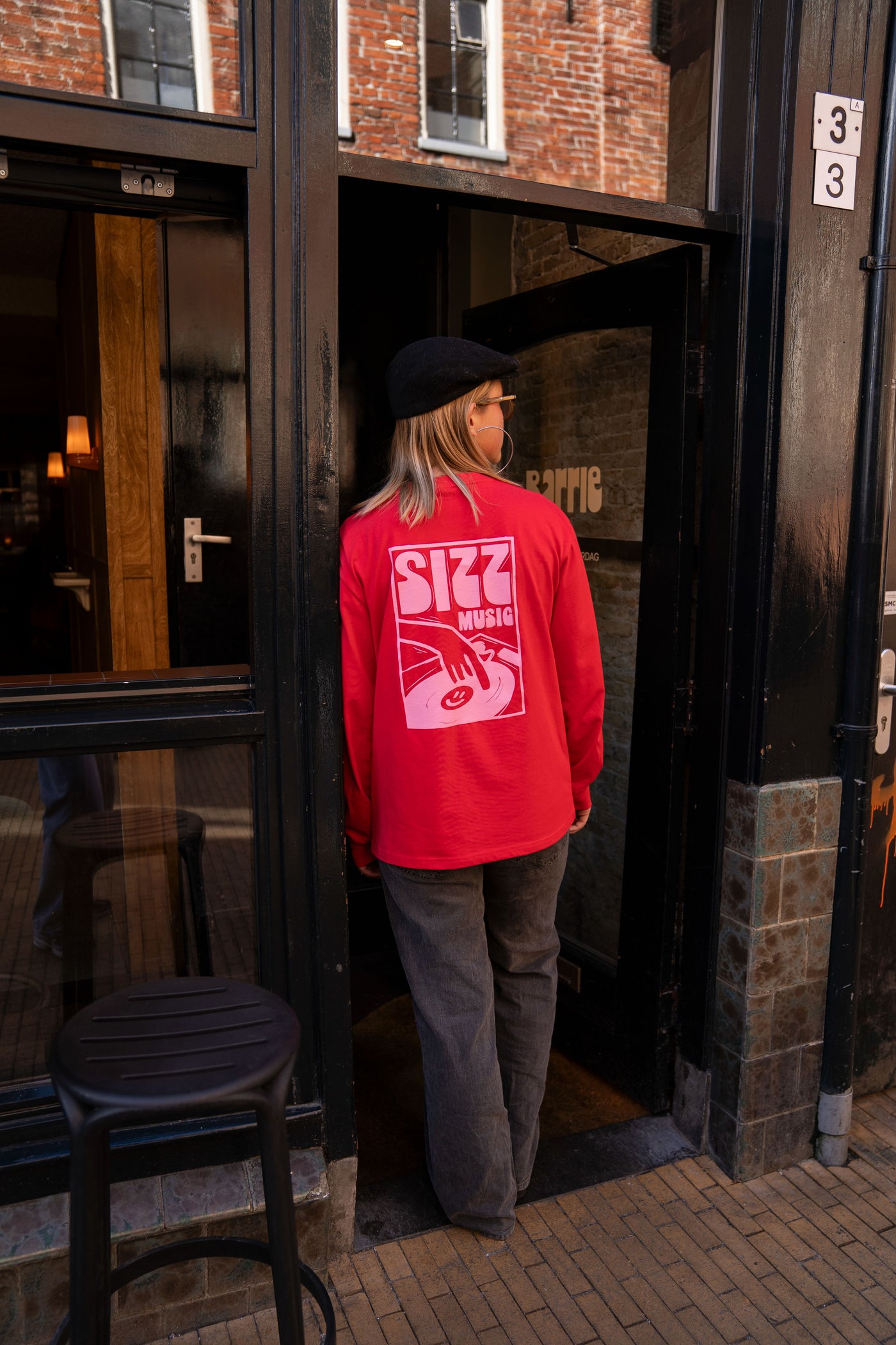 SIZZ Music Longsleeve Red