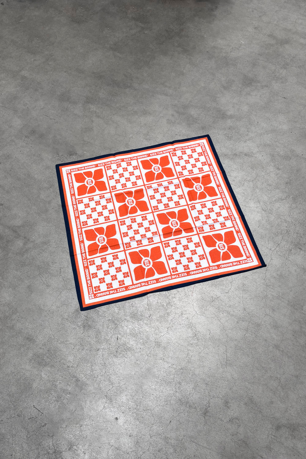 Pattern Scarf Orange