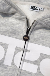 Essential Zipped Hoodie Grey