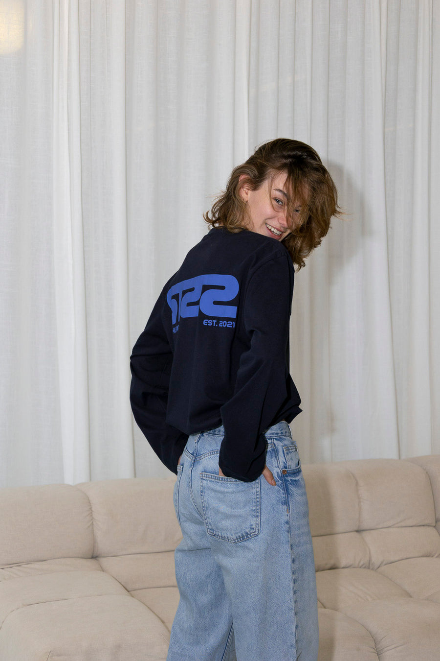 Essential Longsleeve Navy