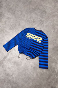 Essential Striped Longsleeve Blue