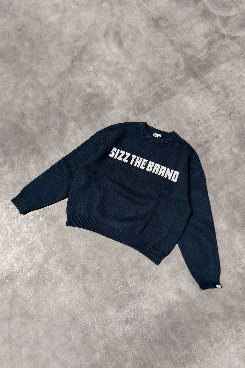 SIZZ THE BRAND Knit Sweater Navy