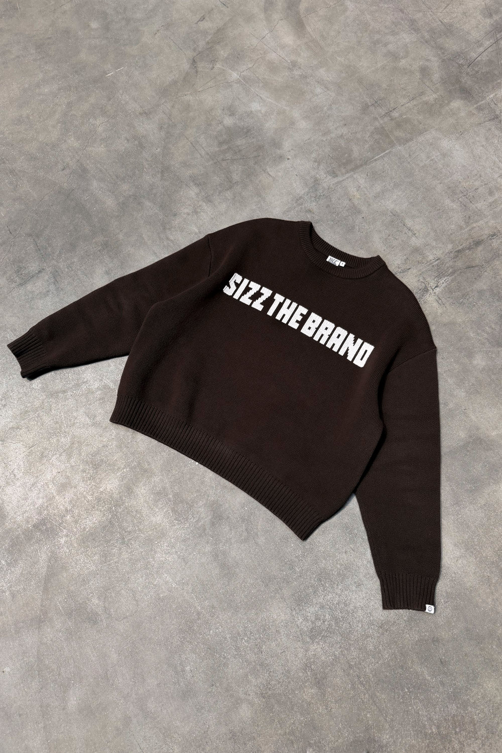 SIZZ THE BRAND Knit Sweater Brown