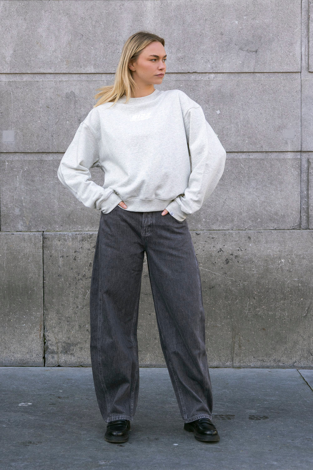 SIZZ Box Sweater Grey