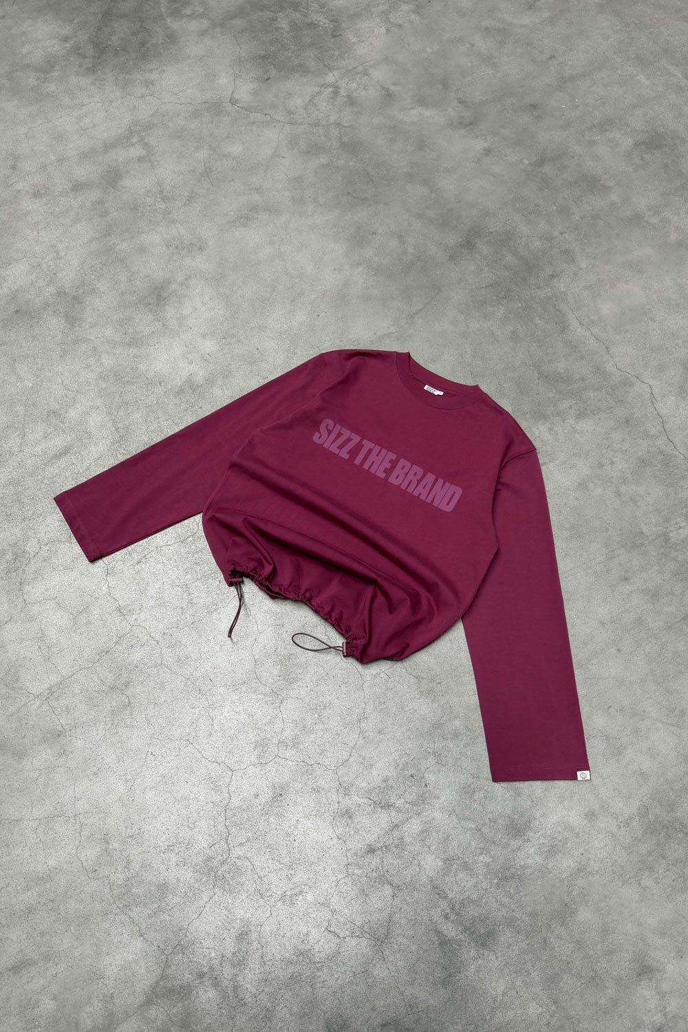 SIZZ THE BRAND Longsleeve Burgundy