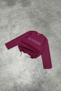 SIZZ THE BRAND Longsleeve Burgundy