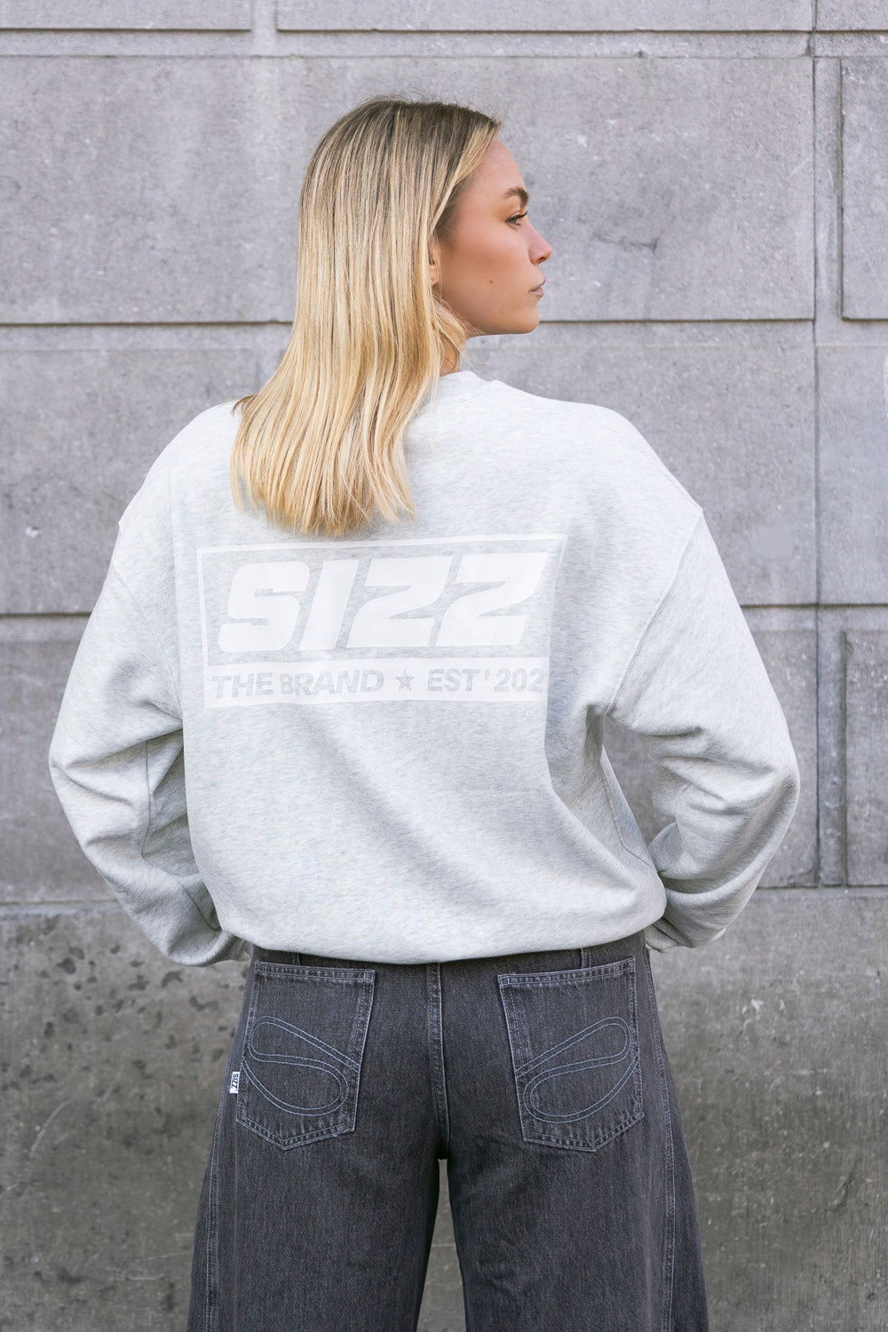 SIZZ Box Sweater Grey