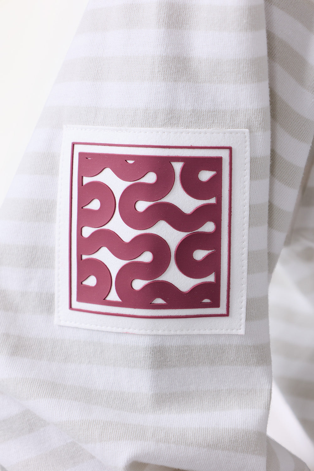 Stamp Striped Longsleeve Grey