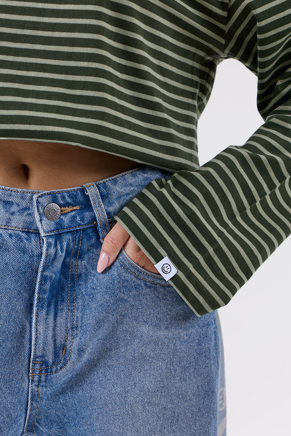 Classic Striped Longsleeve Green